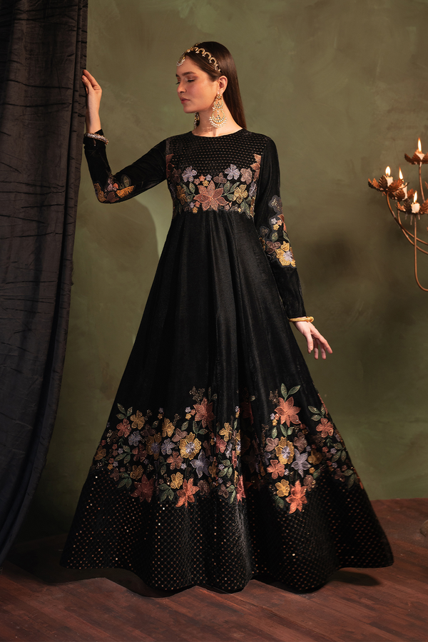 Embroidered Velvet
