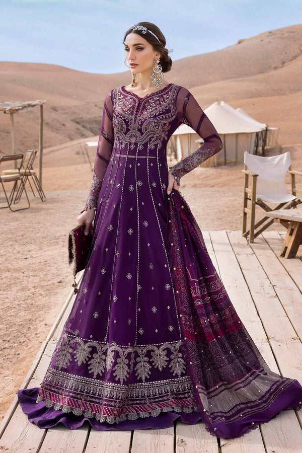 3 Piece Embroidered Net Suit | D-2507-B D-2507-B