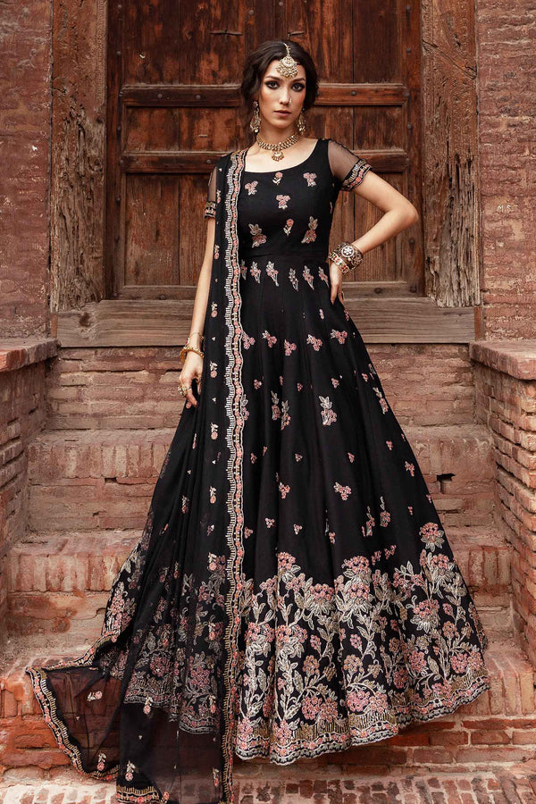 Embroidered Net Fabric (2Pcs)